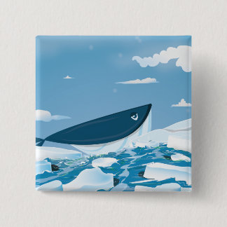 Chapa Cuadrada Ballena ártica