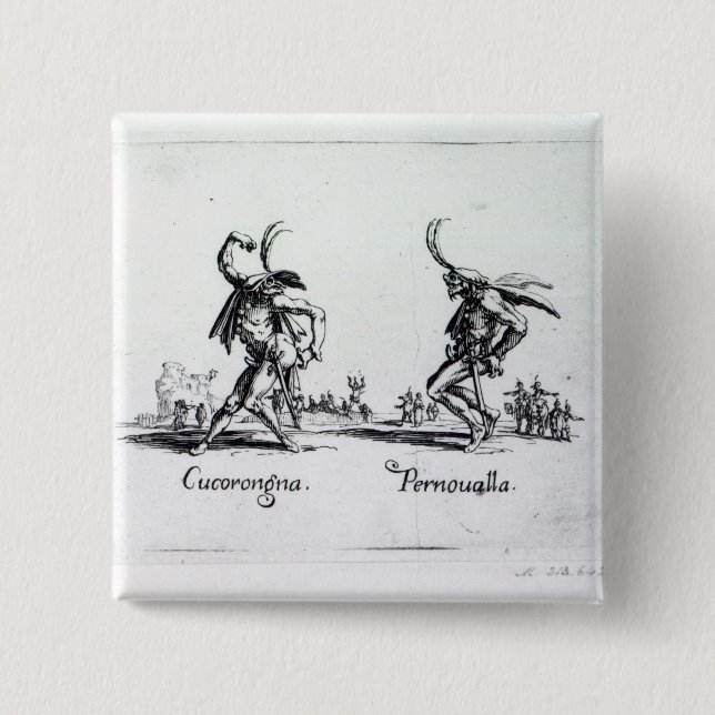 Chapa Cuadrada Balli de Sfessania, c.1622 (Anverso)