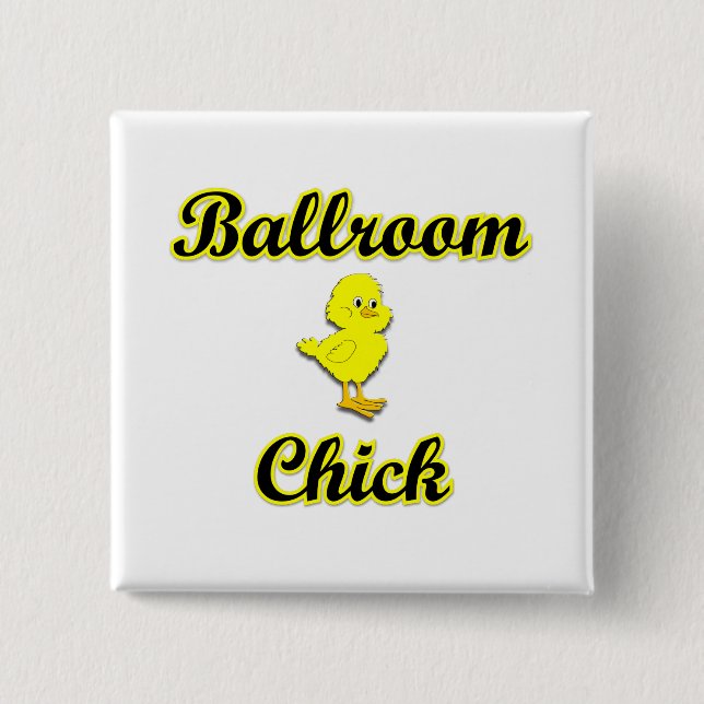 Chapa Cuadrada Ballroom Chick (Anverso)