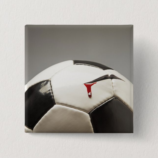 Chapa Cuadrada Balón de fútbol 3 (Anverso)