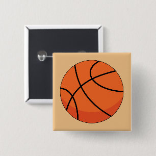 Chapa Cuadrada Baloncesto personalizado