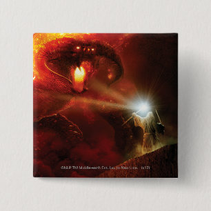 Chapa Cuadrada Balrog contra GANDALF™