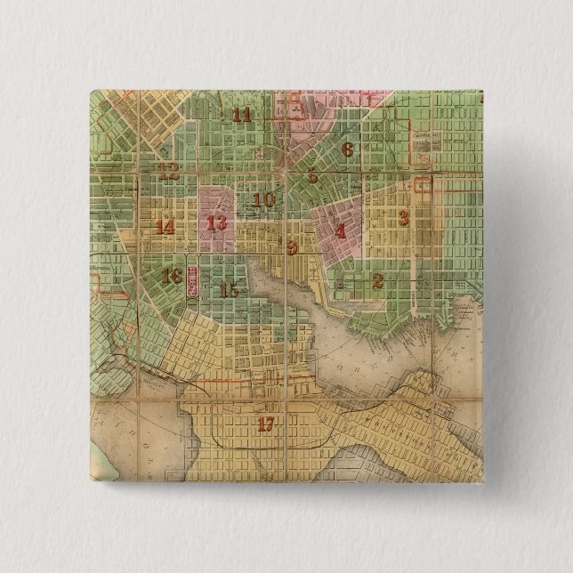 Chapa Cuadrada Baltimore, Maryland (Anverso)