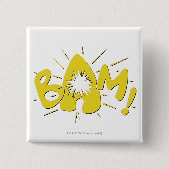 CHAPA CUADRADA ¡BAM! (Anverso)