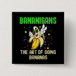 Chapa Cuadrada Bananiganes se van de bananas, gafas de sol de fru