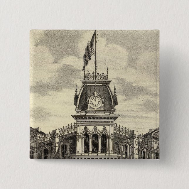 Chapa Cuadrada Banco de San José (Anverso)