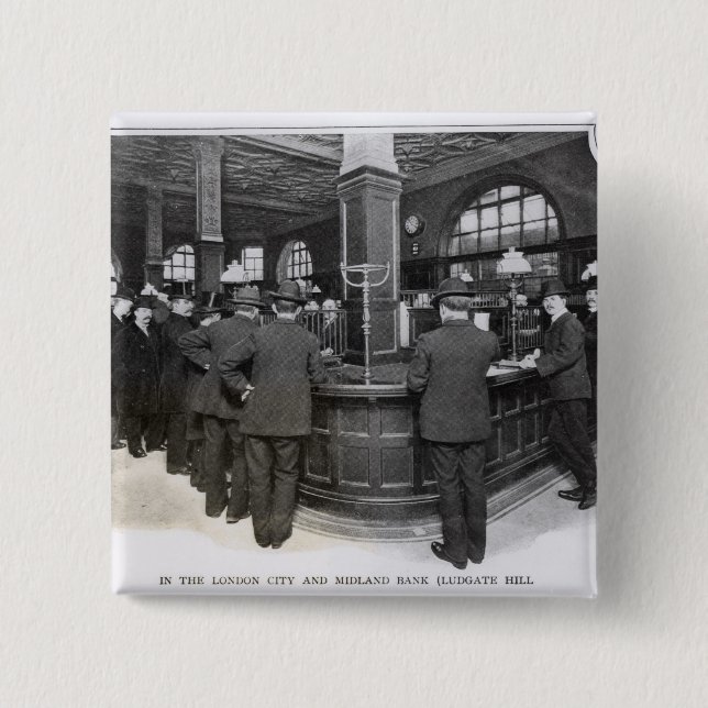 Chapa Cuadrada Banco florentino (Anverso)