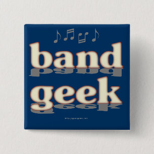 Chapa Cuadrada Band Geek