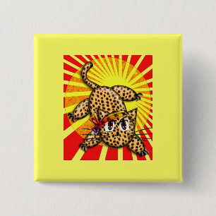 Chapa Cuadrada Banda de cabeza arcoiris ultrapacita Anime Leopard