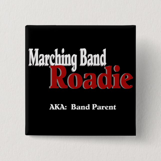 Chapa Cuadrada Banda de marcha Roadie (Anverso)