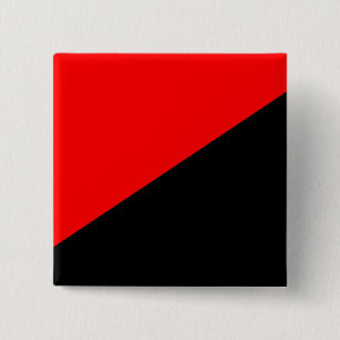 Chapa Cuadrada Bandera Anarquista (Anarquismo)