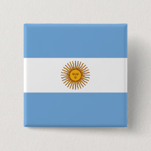 Chapa Cuadrada Bandera argentina