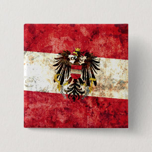 Chapa Cuadrada Bandera austríaca