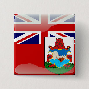 Chapa Cuadrada Bandera brillante bermude6na