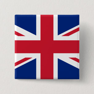 Chapa Cuadrada Bandera británica