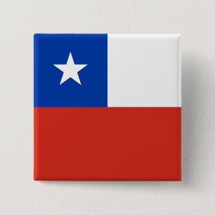 Chapa Cuadrada Bandera chilena