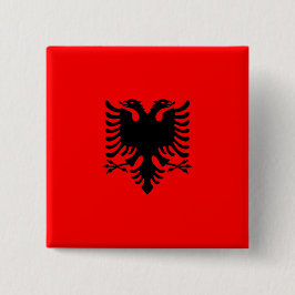 Chapa Cuadrada Bandera de Albania