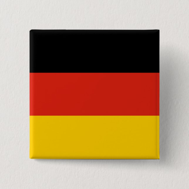 Chapa Cuadrada Bandera de Alemania (Anverso)