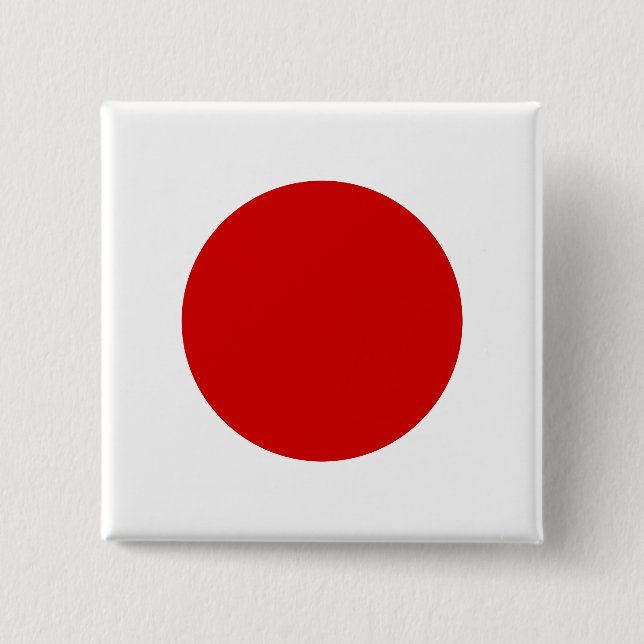 Chapa Cuadrada Bandera de alta calidad de Japón (Anverso)