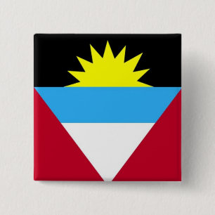 Chapa Cuadrada Bandera de Antigua y Barbuda
