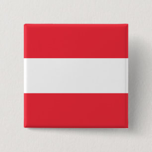 Chapa Cuadrada Bandera de Austria (austriaca)