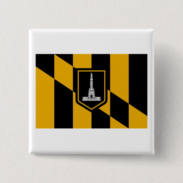 Chapa Cuadrada Bandera de Baltimore (Anverso)