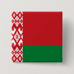 Chapa Cuadrada Bandera de Bielorrusia