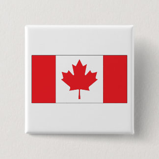 Chapa Cuadrada Bandera de Canadá