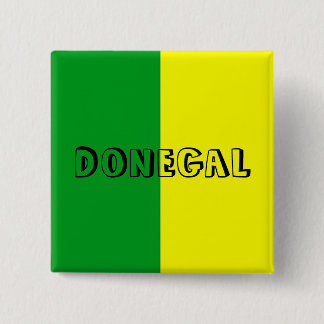 Chapa Cuadrada Bandera de Donegal Pin Badge