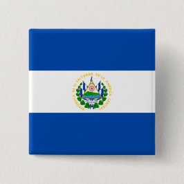 Chapa Cuadrada Bandera de El Salvador