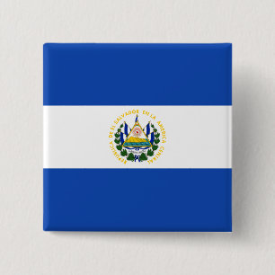 Chapa Cuadrada Bandera de El Salvador