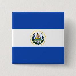 Chapa Cuadrada Bandera de El Salvador