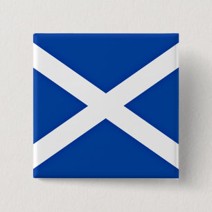 Chapa Cuadrada Bandera de Escocia