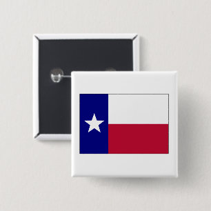 Chapa Cuadrada Bandera de estrella solitaria de Texas