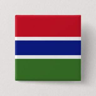 Chapa Cuadrada Bandera de Gambia