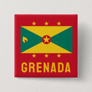 Chapa Cuadrada Bandera de Granada