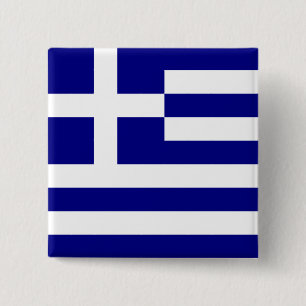 Chapa Cuadrada Bandera de Grecia