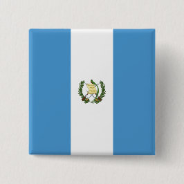 Chapa Cuadrada Bandera de Guatemala