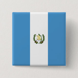 Chapa Cuadrada Bandera de Guatemala