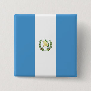 Chapa Cuadrada Bandera de Guatemala (Guatemala)