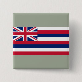 Chapa Cuadrada Bandera de Hawaii (Estado de los Estados Unidos)