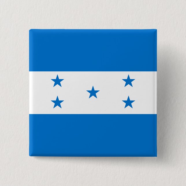 Chapa Cuadrada Bandera de Honduras (Anverso)