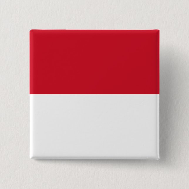 Chapa Cuadrada Bandera de Indonesia (indonesia) (Anverso)