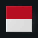 Chapa Cuadrada Bandera de Indonesia (indonesia)<br><div class="desc">Productos de bandera mundial de personalizable - Por favor,  no dude en añadir su propio texto.</div>