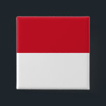 Chapa Cuadrada Bandera de Indonesia (indonesia)<br><div class="desc">Productos de bandera mundial de personalizable - Por favor,  no dude en añadir su propio texto.</div>