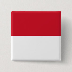 Chapa Cuadrada Bandera de Indonesia (indonesia)