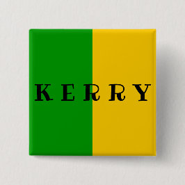 Chapa Cuadrada Bandera de Kerry del condado