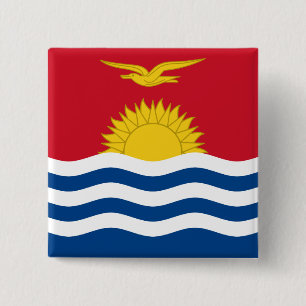 Chapa Cuadrada Bandera de Kiribati