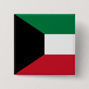 Chapa Cuadrada Bandera de Kuwait