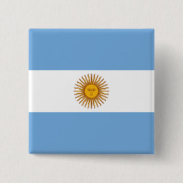 Chapa Cuadrada Bandera de la Argentina